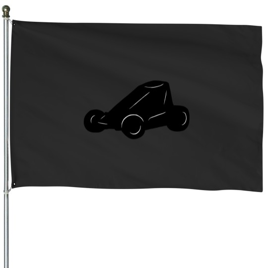 Discover Wingless Sprint Car Silhouette House Flags