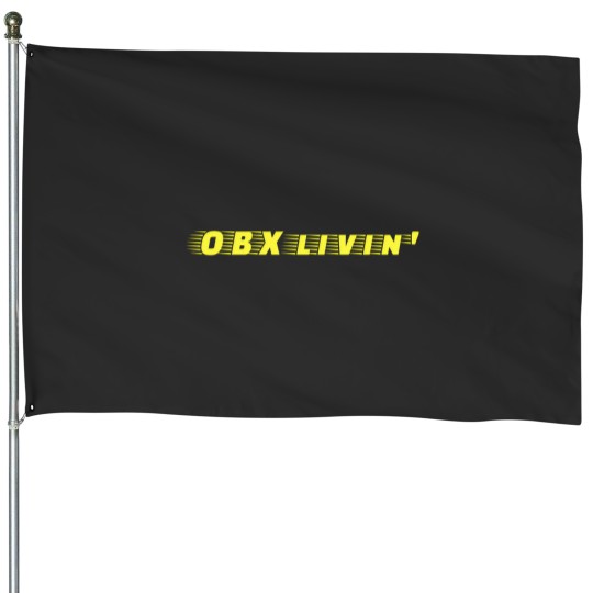 Discover Obx Livin' House Flags
