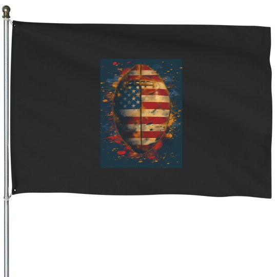 Discover Expressive Football Art   Creative Soccer Designs 2 House Flags