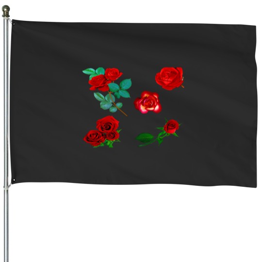 Discover Red   Roses _--------- 1339 House Flags