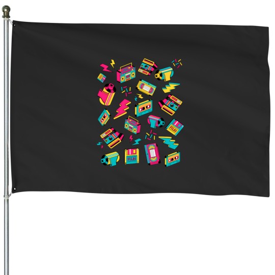 Discover 80S Pattern House Flags