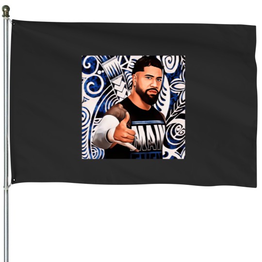 Discover Main Event Jey Wrestling Entertainment Uso House Flags