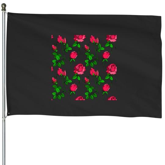 Discover Red Roses 1117 House Flags