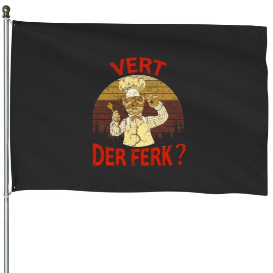 Discover Funny Vert Der FerkFunny Vert Der Ferk House Flags