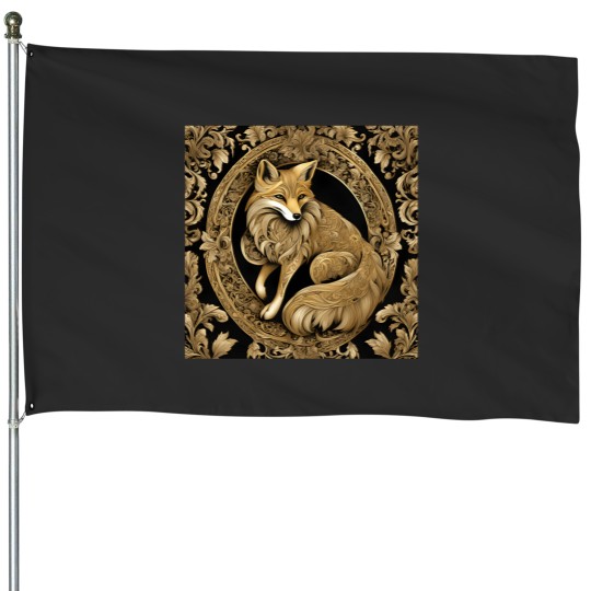 Discover zeus the fox House Flags
