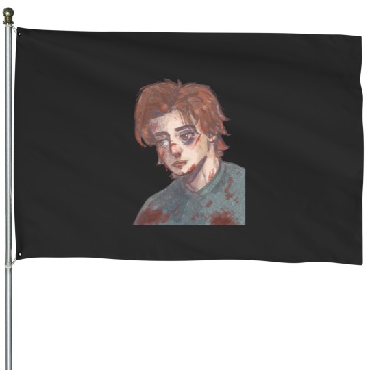 Discover Beat Up Steve Harrington House Flags