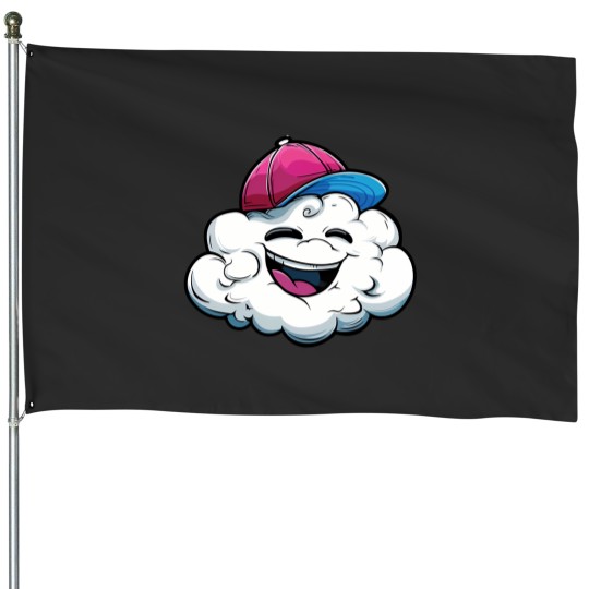 Discover zeus the cloud House Flags