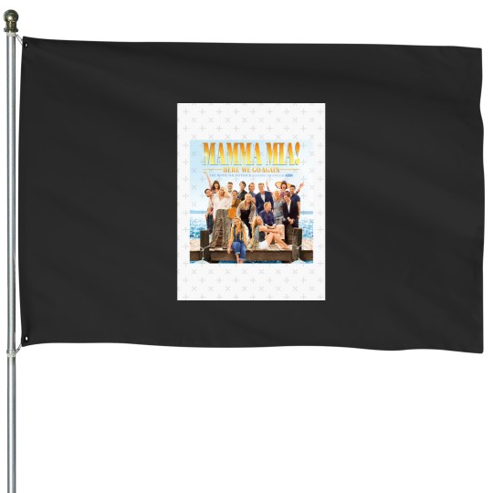 Discover Mamma mia Baseball ¾ Sleeve T-Shirt House Flags
