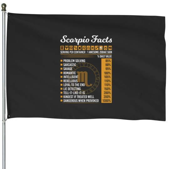 Discover SCORPIO LIMITED EDITON House Flags