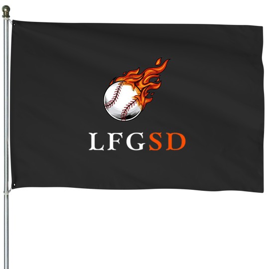 Discover 22 LFGSD Baseball for Men and Women House Flags