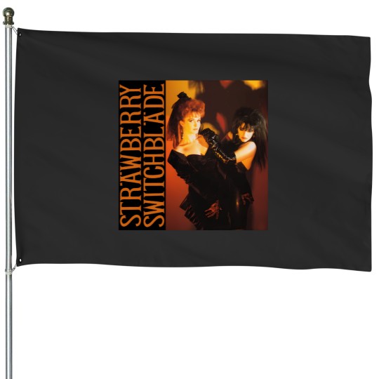 Discover Strawberry Switchblade (1) House Flags