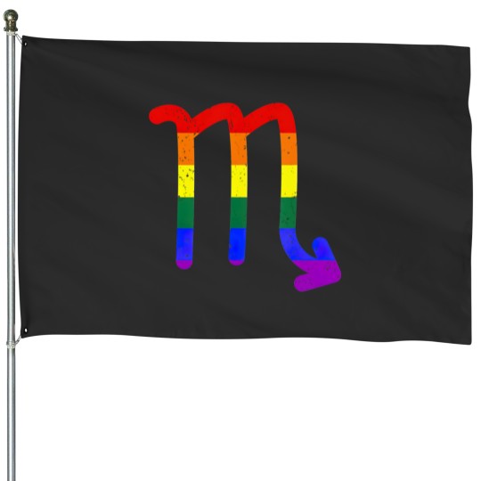 Discover Scorpio LGBT Pride House Flag