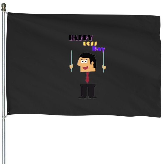Discover 21 HAPPY BOSSES DAY House Flags
