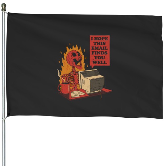 Discover You Got Mail House Flags