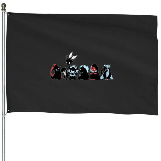Discover Solo Leveling - All Team Chibi House Flags