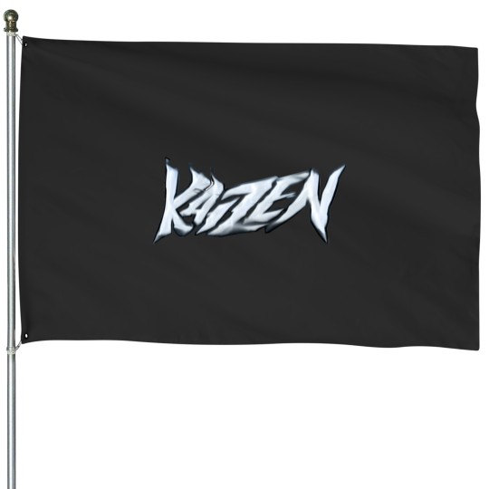 Discover Kaizen - Inoxtag 1 Year To Climb Everest Logo House Flags