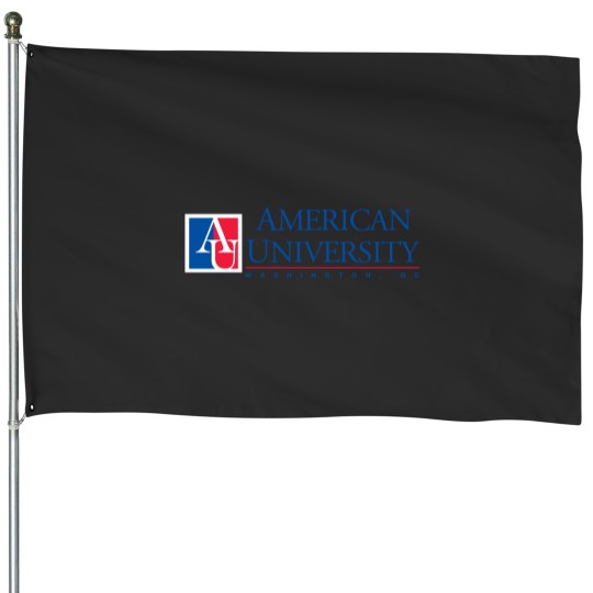 Discover American University Logo House Flags