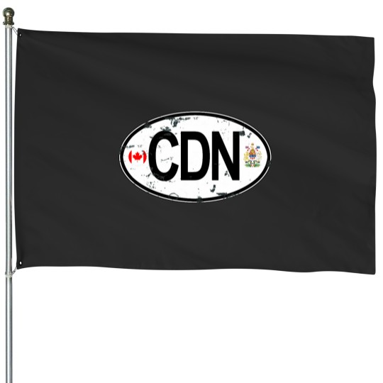 Discover Canada Oval Country Code Decal Active T-Shirt House Flags