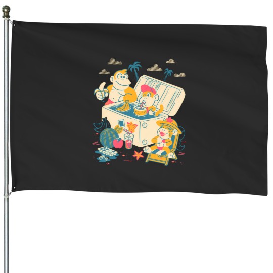 Discover Tropical Heatwave House Flags