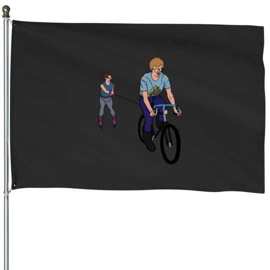 Discover Can you give me a ride into town  Active T-Shirt House Flags