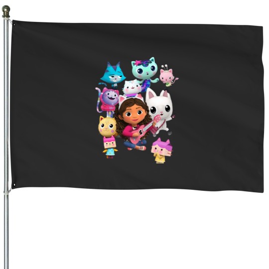 Discover Gabbys Dollhouse Birthday 356 House Flags