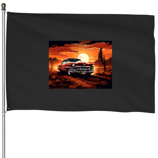 Discover Vintage Alligator Crocodile Animal Gift House Flags
