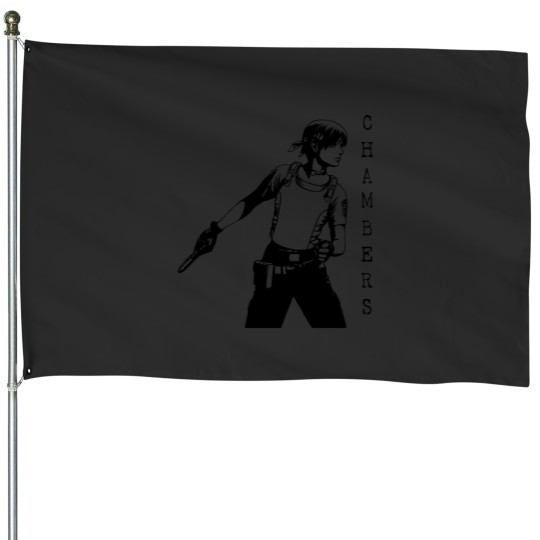 Discover Rebecca Chambers Resident Evil House Flags