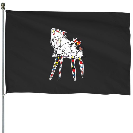 Discover Ugly Animal Series House Flags