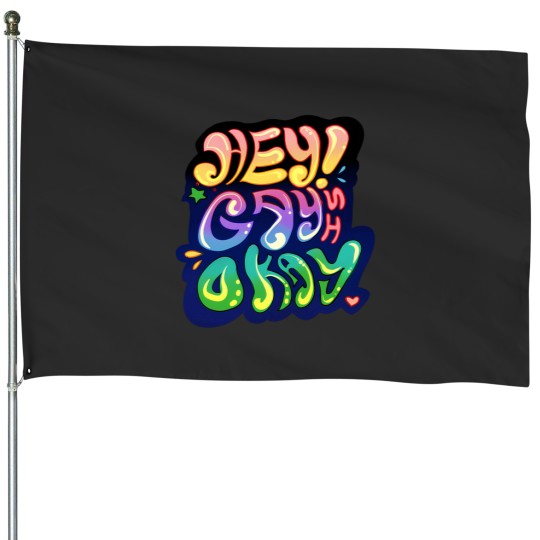 Discover Gay Is Okay 5891 House Flags
