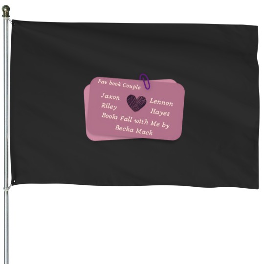 Discover Sticky Note Book Characters   Jaxon  Lennon From Fall With Me By Becka Mack House Flags