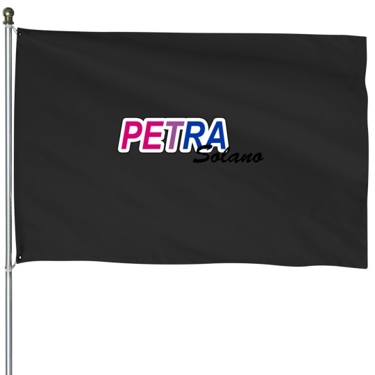 Discover Petra Solano House Flags