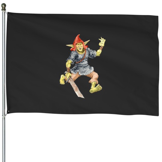 Discover Red-Capped Goblin 1894 House Flags