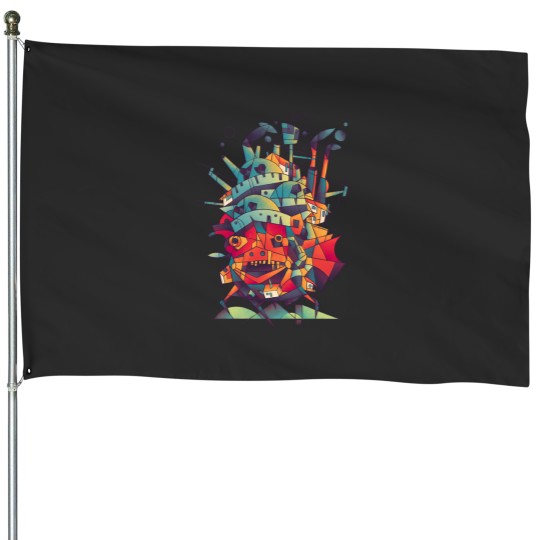 Discover Moving Castle House Flags