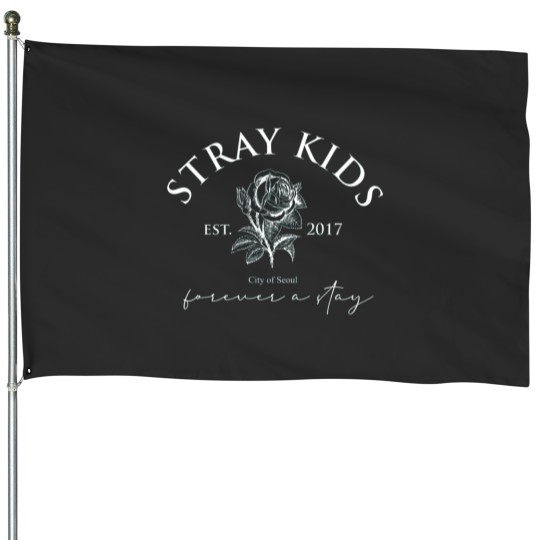 Discover STRAY KIDS Forever A Stay Cute KPOP Quote Active T-Shirt House Flags