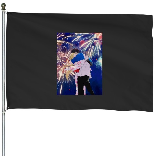 Discover Summer Time Rendering Active T-Shirt House Flags