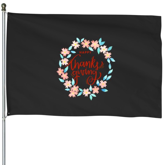 Discover Happy Thanksgiving DayHappy Turkey Day House Flags