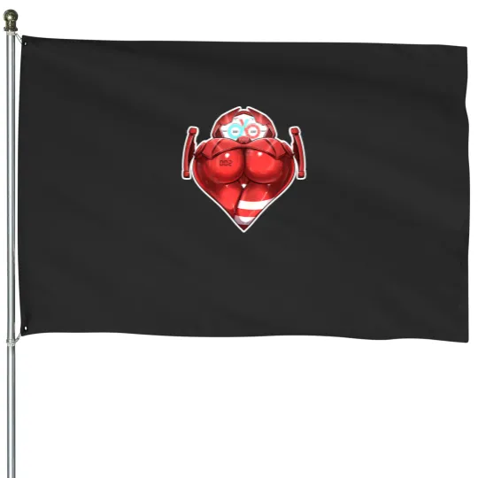 Discover Zero2 Booty Heart House Flags