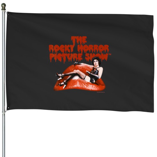 Discover The Rocky Horror Picture Show Dr. Frank-N-Furter Logo House Flags