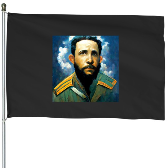 Discover Fidel Castro 747 House Flags