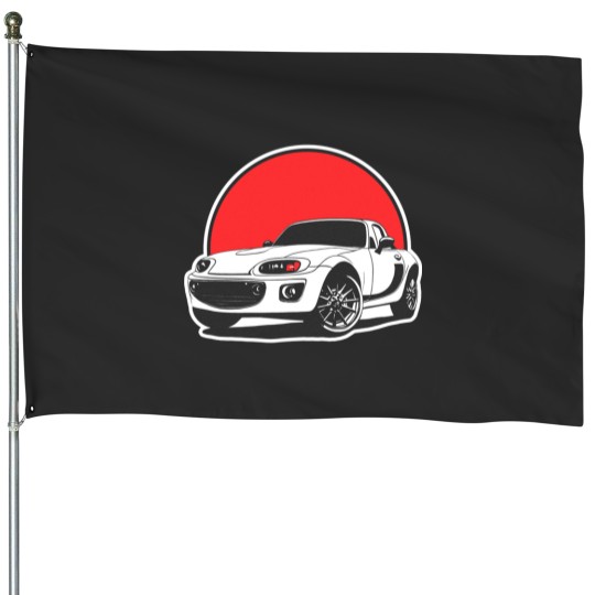Discover zoom sun rainbow House Flags