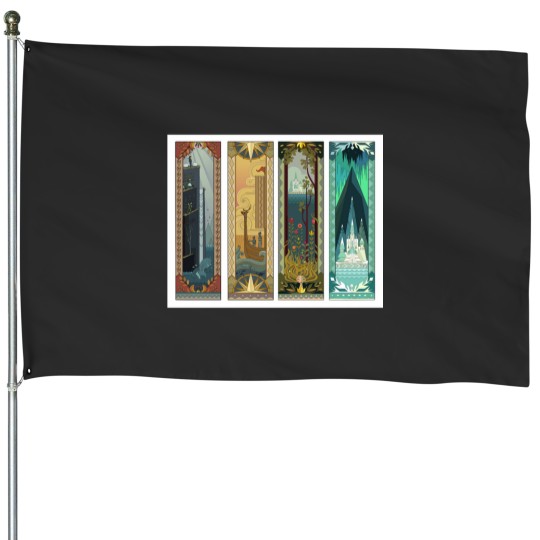 Discover Seasons of Arendelle Classic T-Shirt House Flags