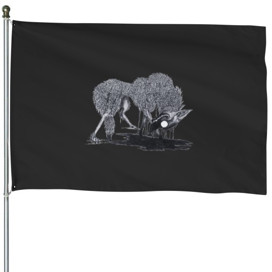 Discover zombiviwolf 1 House Flags