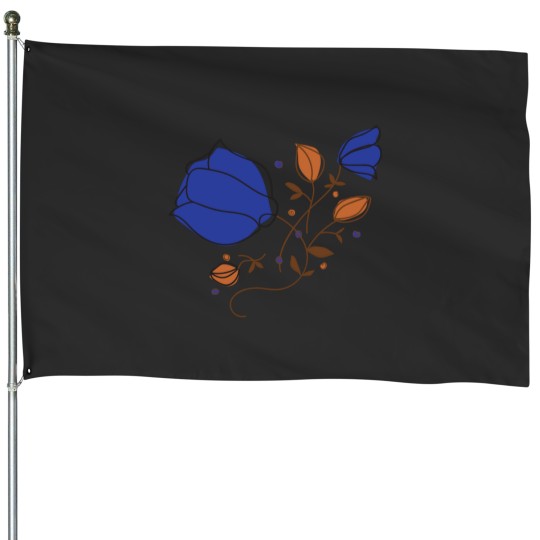 Discover Flower Doodle (1) House Flags