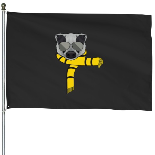 Discover Cool Badge Yellow House Flags