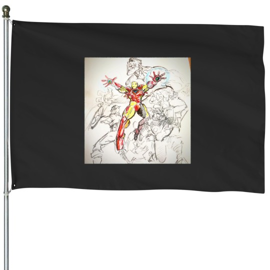 Discover Irons and gang House Flags