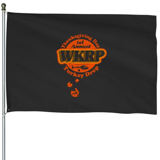 Discover Wkrp Turkey Drop House Flags