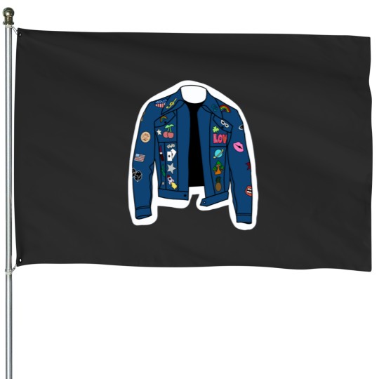 Discover Rocketman Jacket House Flags