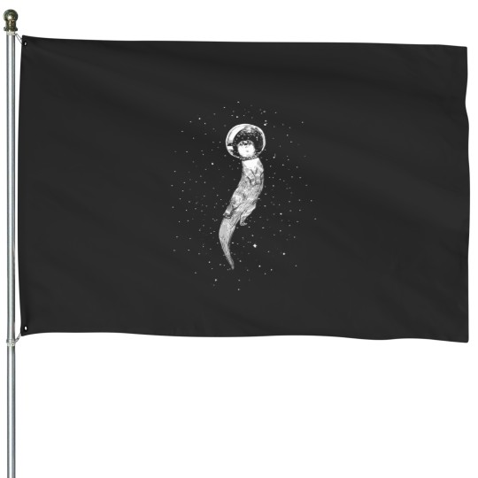 Discover Drifting in Otter Space best for color House Flags