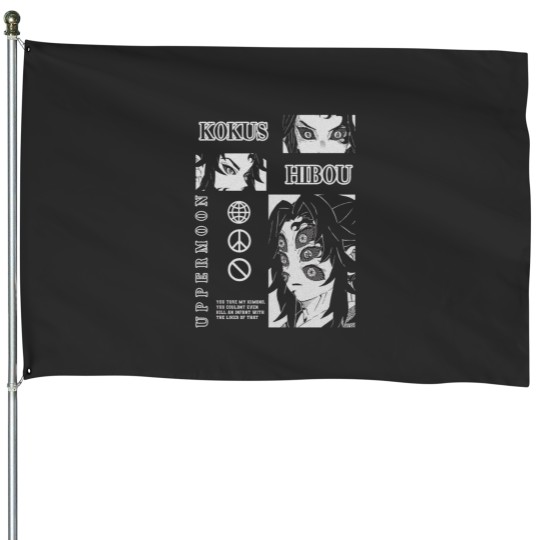 Discover Kokushibo First Upper Moon (1) House Flags