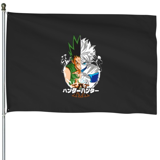 Discover Gon &amp_ killuas House Flags